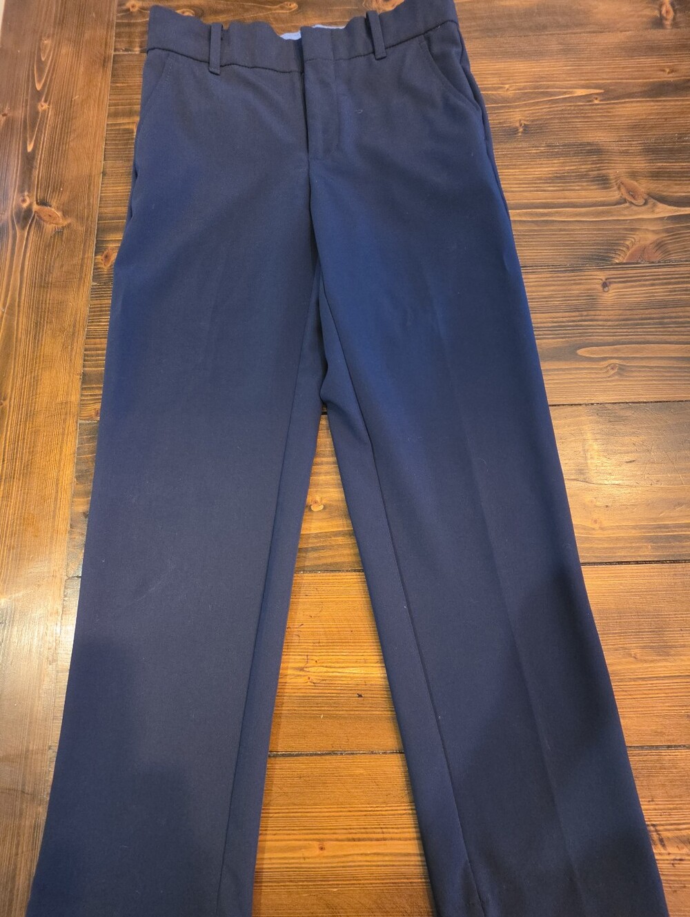 Boys IZOD Navy Dress Pants - Tailored Straight Fit, Size 10